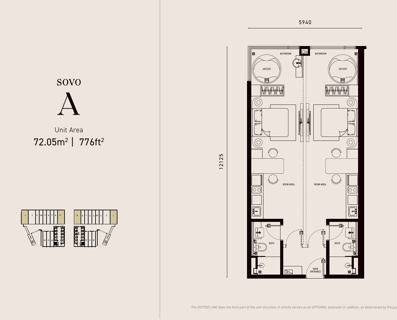 Armani Hallson Type A floor plan
