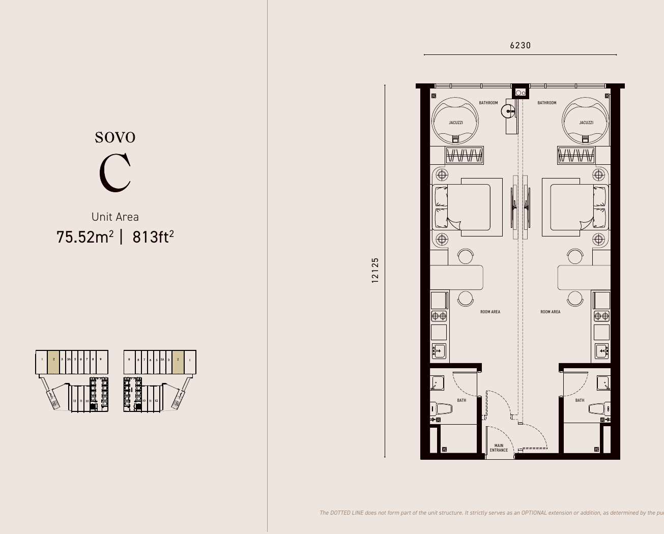 Armani Hallson Type C floor plan